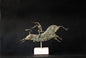 Greek Minoan Bull Leaping Bronze Statue